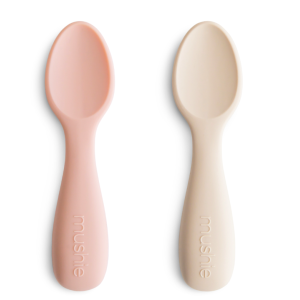 Lot de 2 cuillère bébé Blush -Shifting sand - Mushie