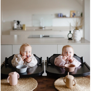 Lot de 2 cuillère bébé Blush -Shifting sand - Mushie