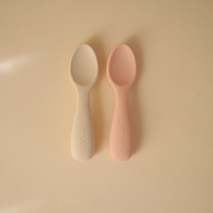 Lot de 2 cuillère bébé Blush -Shifting sand - Mushie