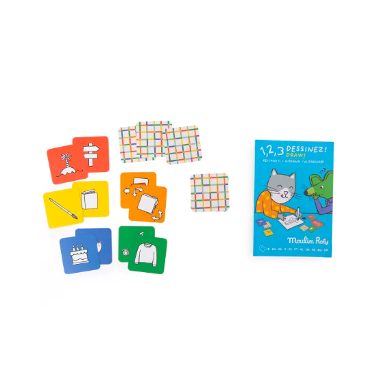 Jeu 1.2.3 dessinez Les Loufoques - Moulin Roty