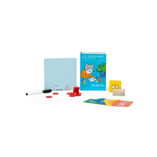 Jeu 1.2.3 dessinez Les Loufoques - Moulin Roty