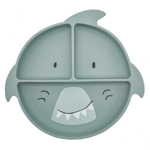 Assiette compartimentée à ventouse - Mr Shark - Trixie