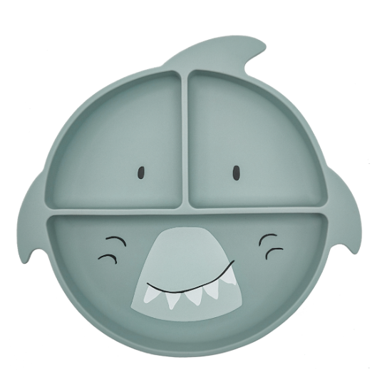 Assiette compartimentée à ventouse - Mr Shark - Trixie