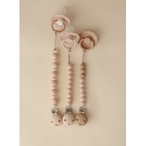 Attache-tétine Hera - Rose Poudré - Mushie