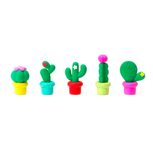 Set de 5 gommes parfumées Free Hugs Cactus - Legami