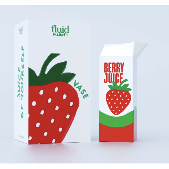 Vase en céramique - Jus de Fraise - Fluid Market