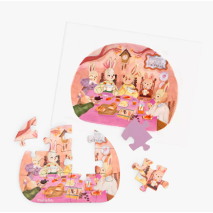 4 mini puzzles des repas ( 4 X 12 pièces) -Les Minouchkas - Moulin Roty