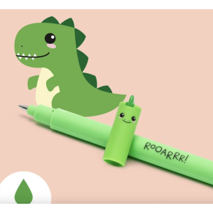 Stylo à encre gel effaçable - Dinosaure - Legami