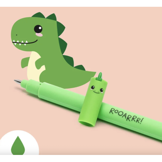 Stylo à encre gel effaçable - Dinosaure - Legami