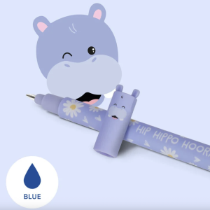Stylo à encre Gel effaçable - Hippo - Legami