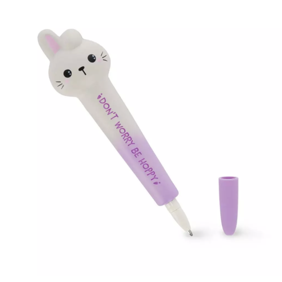 Stylo à gel anti-stress Lapin - Squezzies - Legami