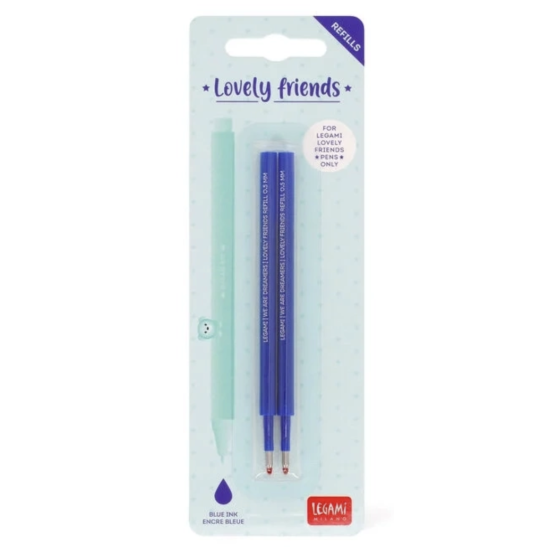 Lot de 2 recharges de Stylo - Lovely Friendly - Legami
