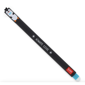 Stylo à encre Gel effaçable - Pingouin - Legami
