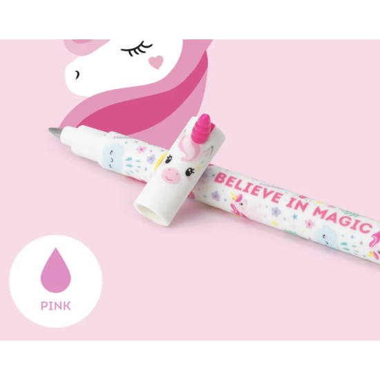 Stylo à encre gel effaçable - Licorne - Legami