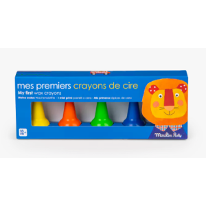 Mes premiers crayons de cire - Les Popipop - Moulin Roty