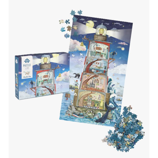Puzzle 500 pcs - Le Phare - Moulin Roty