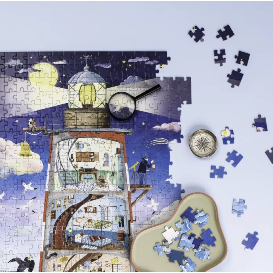Puzzle 500 pcs - Le Phare - Moulin Roty