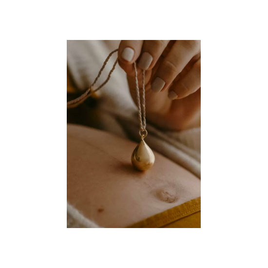 Bola de grossesse - Goutte sur chaine - Or rosé - Ilado