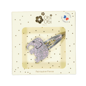 BARRETTE ELEPHANT ARGENTÉE - OBI OBI