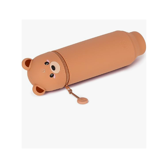 Trousse 2 en 1 Kawaii Teddy Bear - Silicone souple - Legami