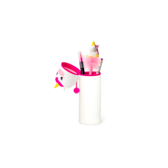 Trousse 2 en 1 Kawaii Licorne - Silicone souple - Legami