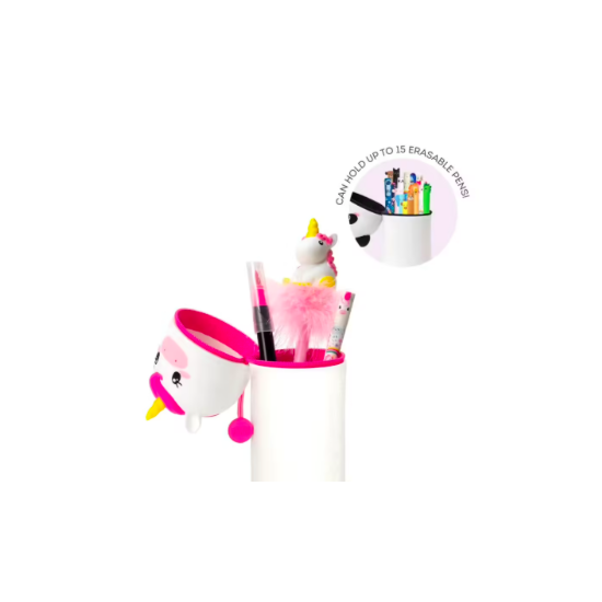 Trousse 2 en 1 Kawaii Licorne - Silicone souple - Legami