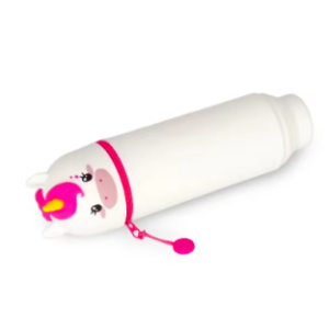 Trousse 2 en 1 Kawaii Licorne - Silicone souple - Legami