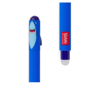 Stylo à encre gel effaçable - Requin - Legami