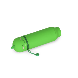 Trousse 2 en 1 Kawaii Dino - Silicone souple - Legami