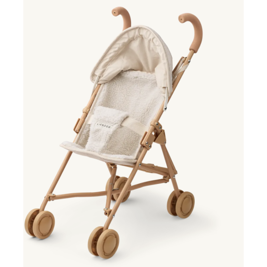 Poussette en polaire pour poupées Elsie - Sandy - Liewood