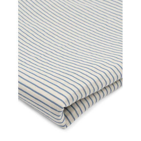 Maxi lange en mousseline de coton (115x115 cm) - Stripe Blue - Konges Slodj