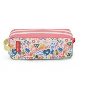 Trousse scolaire double compartiment Happiness - Hello Hossy
