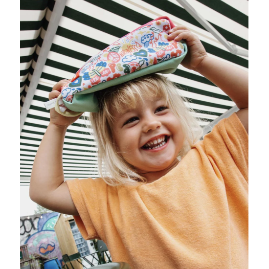 Trousse scolaire double compartiment Happiness - Hello Hossy