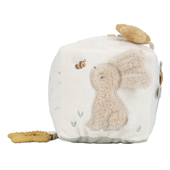 Cube d'activités soft beige - Newborn Naturals - Little Dutch