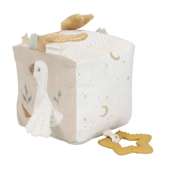 Cube d'activités soft beige - Newborn Naturals - Little Dutch