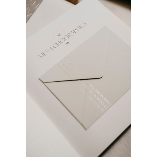 Livre de Naissance "Petit Amour" beige - Zakuw