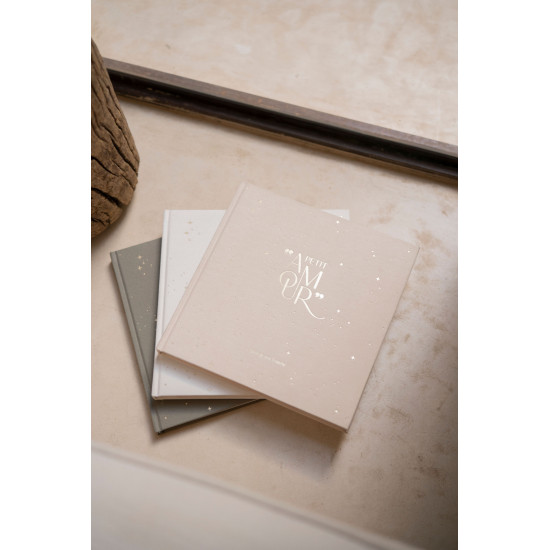 Livre de Naissance "Petit Amour" beige - Zakuw