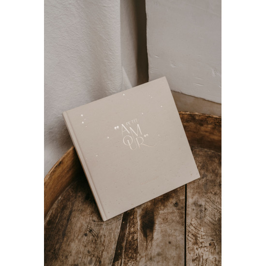 Livre de Naissance "Petit Amour" beige - Zakuw