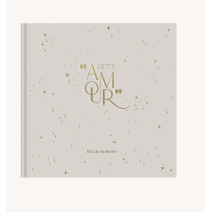 Livre de Naissance "Petit Amour" beige - Zakuw