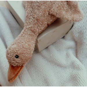 Peluche bruits blancs rechargeable - Liva l'oie Marron - Flow Amsterdam