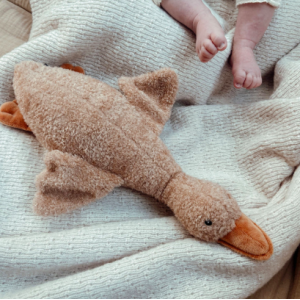 Peluche bruits blancs rechargeable - Liva l'oie Marron - Flow Amsterdam