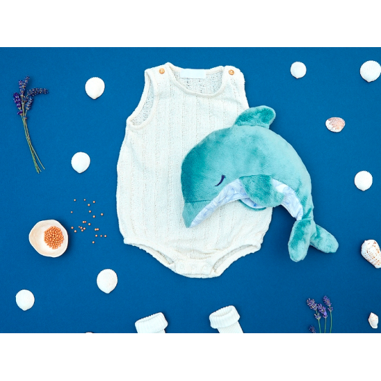 Peluche bouillotte apaisante bien-être - Dauphin - Kaloo