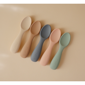 Lot de 2 cuillères bébé - Natural / Shifthing - Mushie