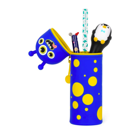 Trousse 2 en 1 Kawaii Monstre - Silicone souple - Legami
