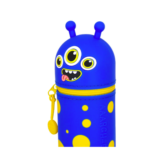 Trousse 2 en 1 Kawaii Monstre - Silicone souple - Legami