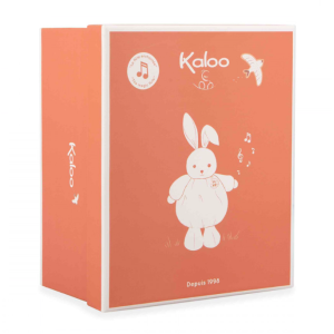 Peluche musicale lapin Patapouf crème - 17 cm - Kaloo
