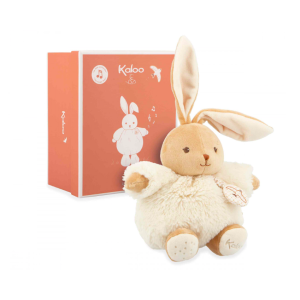Peluche musicale lapin Patapouf crème - 17 cm - Kaloo