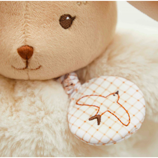 Peluche musicale lapin Patapouf crème - 17 cm - Kaloo