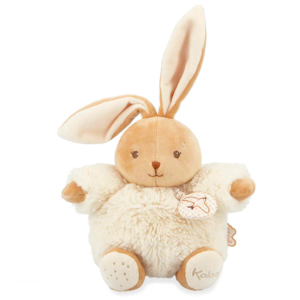 Peluche musicale lapin Patapouf crème - 17 cm - Kaloo
