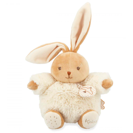 Peluche musicale lapin Patapouf crème - 17 cm - Kaloo